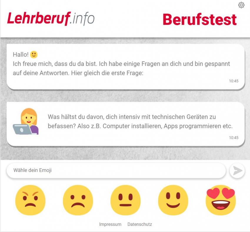 der neue Berufstest ist da. finde deinen Traumberuf